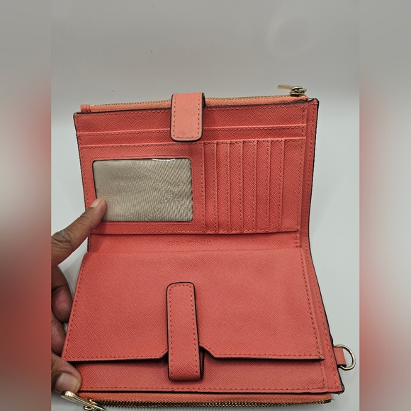 Michael Kors Peach Wallet - Picture 5 of 12